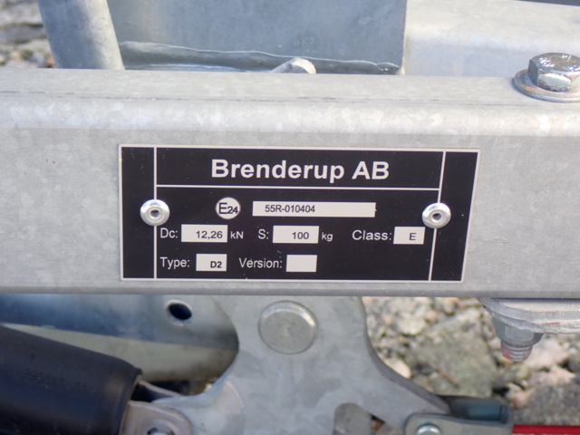 1015642-18 Trailer Brenderup CV100032 -2021