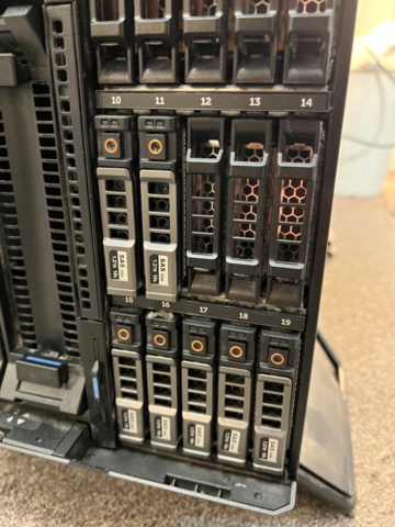 704121-5 Dell PowerEdge VRTX server M630 7x2.0TB 7x1.2TB