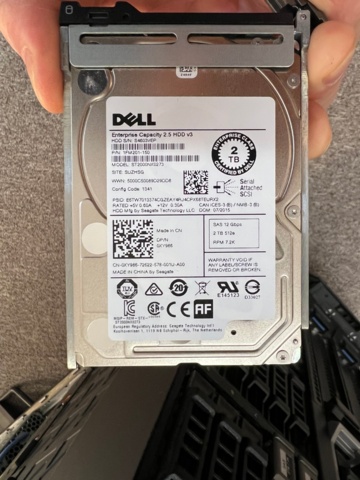 704121-7 Dell PowerEdge VRTX server M630 7x2.0TB 7x1.2TB