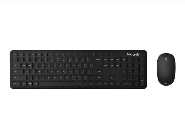995018-1 Trådlöst tangentbord & mus Microsoft Bluetooth Desktop Bundle Svart