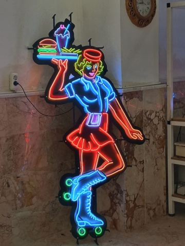 1017501-1 New Waitress neon sign