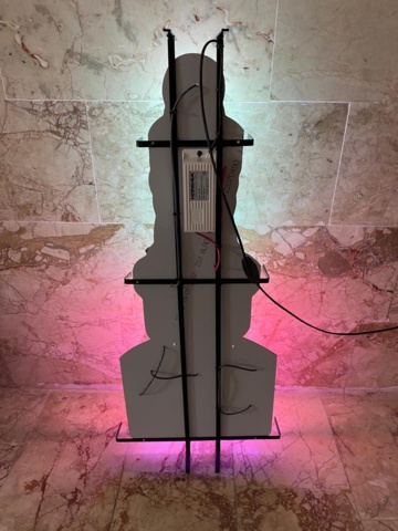 1017502-3 New neon sign Champion spark plug