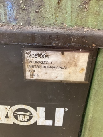 1012172-12 Metal chop saw Pedrazzoli AMER Brown