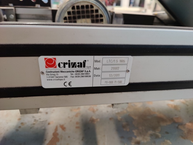1014768-9 Belt conveyor Crizaf LTC/1.5 1615