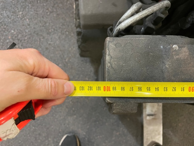 1017775-10 Counterweight tractor Linde E18 - 1999