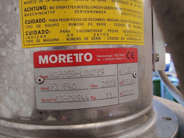1014783-6 Granulate dryer Moretto