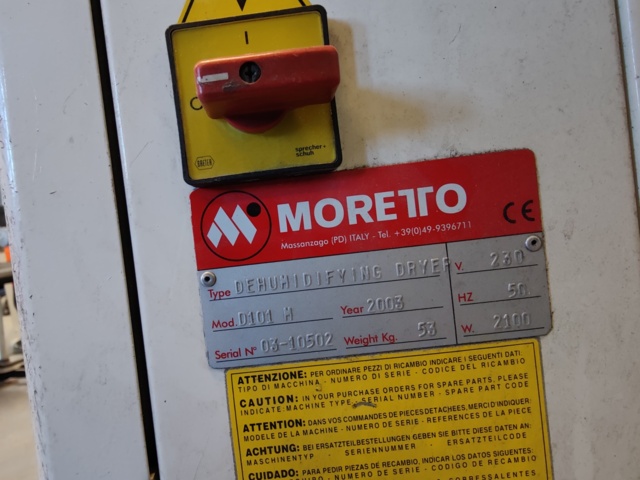 1014783-13 Granulate dryer Moretto