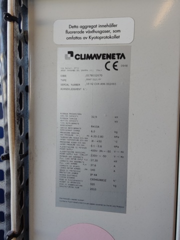 1014793-8 Cooling system Climaveneta (disassembled)