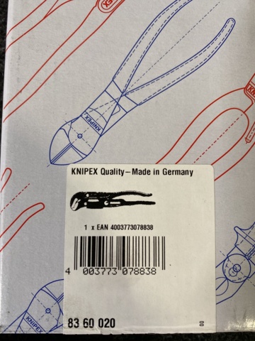 1017753-3 Knipex Pipe pliers quick setting 560mm