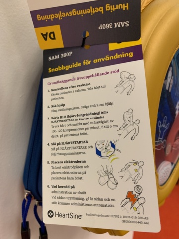 992695-3 Defibrillator HeartSine Samaritan PAD SAM 360P