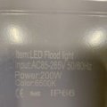 1017397-4 2 LED floodlights for outdoor use 200W 6000-6500K
