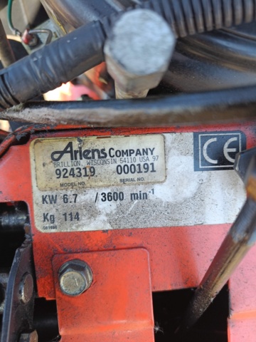 929088-22 Snow blower Ariens ST924 Repair object