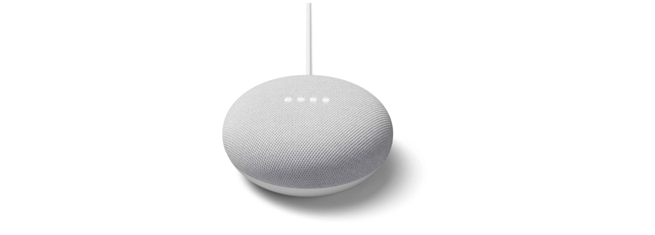 1016119-2 Google Nest Mini - Chalk 2nd Generation (Nordic Edition)