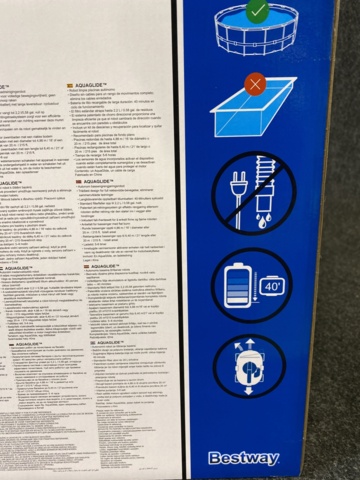 1018054-3 Pooldammsugare Bestway Flowclear AquaGlide