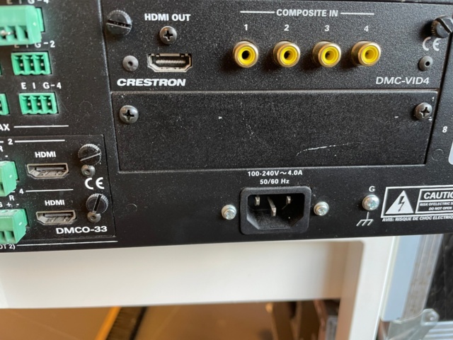 1019012-5 Crestron media switcher dm-md8x8 Hdmi HDBaseT