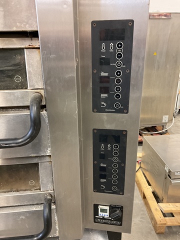1001856-3 Double pizza oven