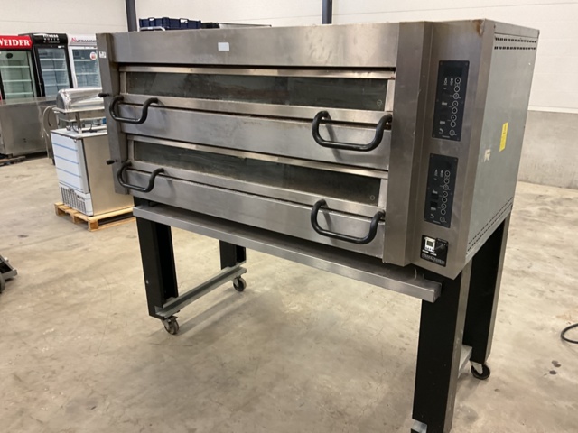 1001856-6 Double pizza oven
