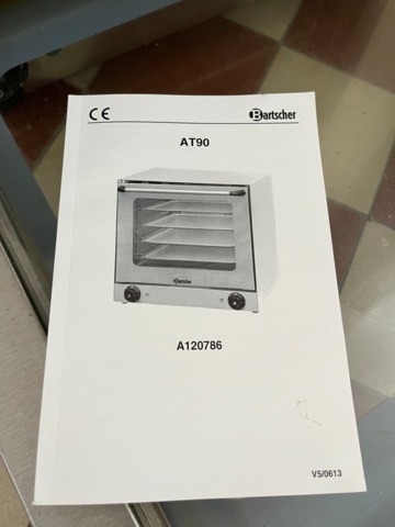 1012867-7 Bake-off oven Bartscher YXD-1AE -2014