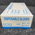 1019712-2 24 x 100-pack disposable gloves Vinyl, powder-free, s.XL