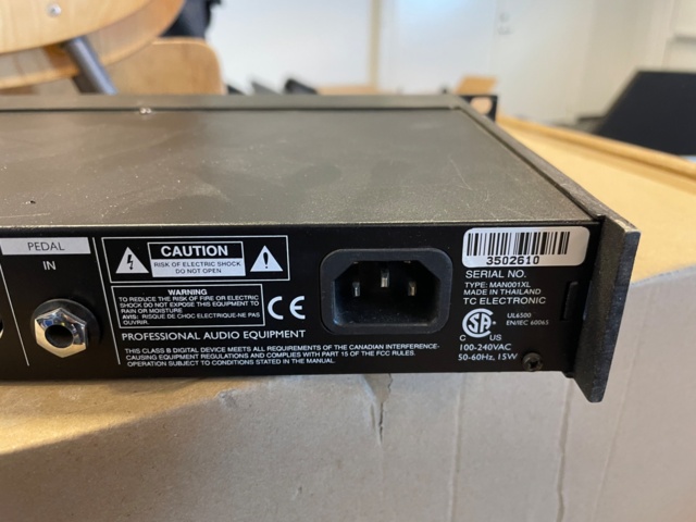 1019025-6 TC Electronic Dual Effects Signal Processor MAN001XL