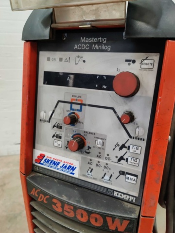 1020354-5 Tigsvets Kemppi Mastertig AC/DC 3500W Minilog