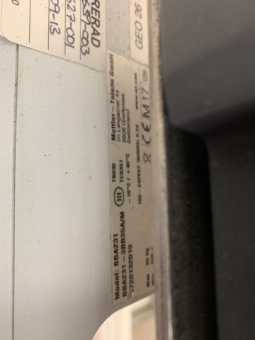 992794-7 Scale with label printer Mettler Toledo, Intermec