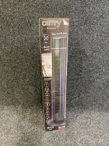 1020925-2 Fan tower Camry CR 7320 Extra High 107 cm Black