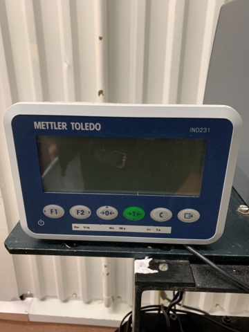 992841-3 Industrial scale with label printer Mettler Toledo, Intermec