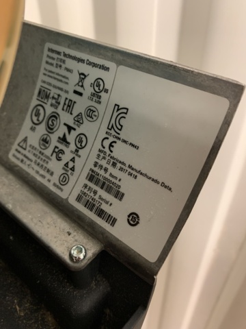 992841-7 Industrial scale with label printer Mettler Toledo, Intermec