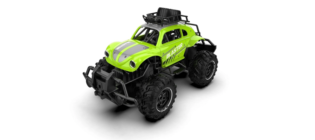 1021033-5 1st RC Buggy Big Foot 1:12, Grön & 1st Quadcopter JJRC H31 Vattentålig, Vit