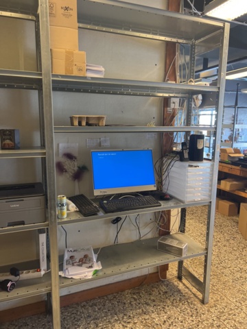 908248-3 Sheet shelf 2 sections