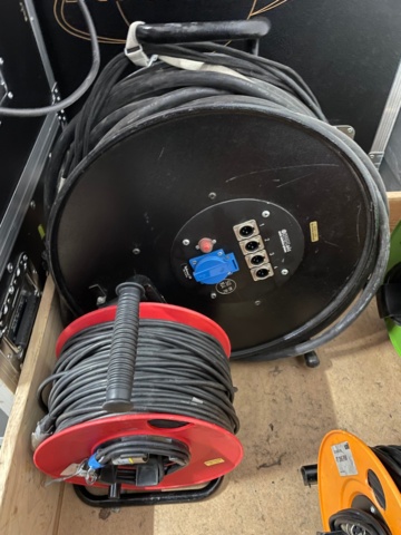 1019952-1 DMX Kabelvinda Hybrid multi, 1 styck + DMX vinda totat 100 meter