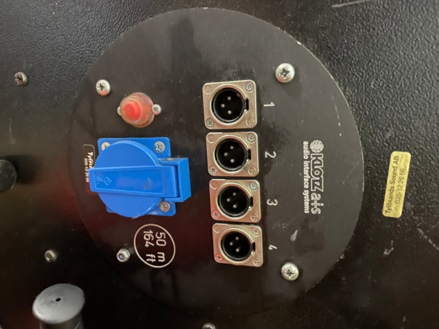 1019952-5 DMX Kabelvinda Hybrid multi, 1 styck + DMX vinda totat 100 meter