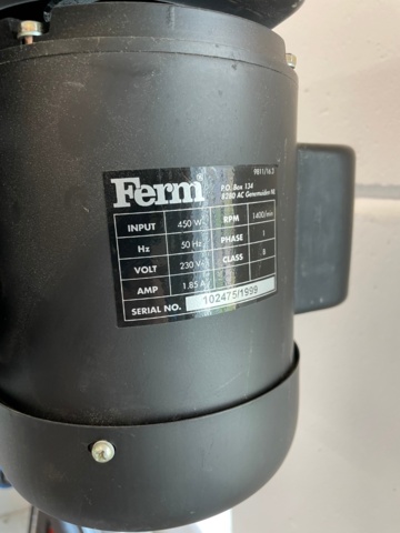 1019954-6 Column drilling machine Ferm FPKB-16