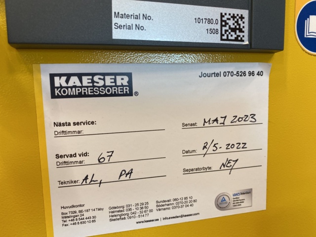 1002959-3 Screw compressor KAESER Aircenter SM13