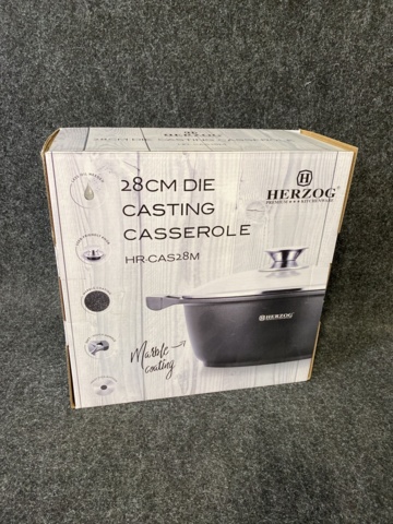 1021229-2 1st cast iron pot Herzog 28cm & 1st aluminum saucepan Maku 4L