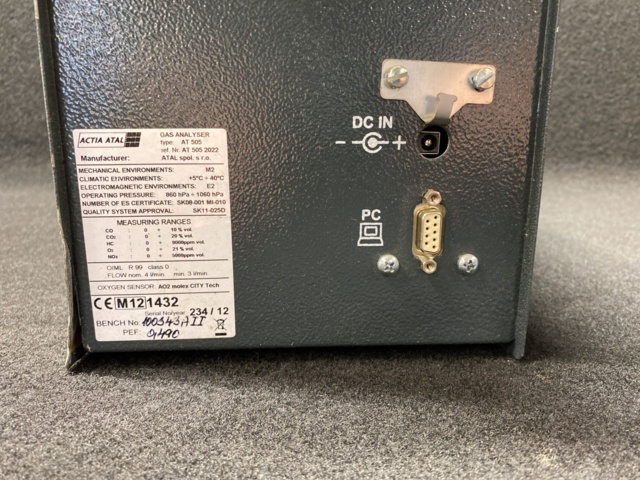 1002962-8 Avgasanalysator Actia Atal AT 505