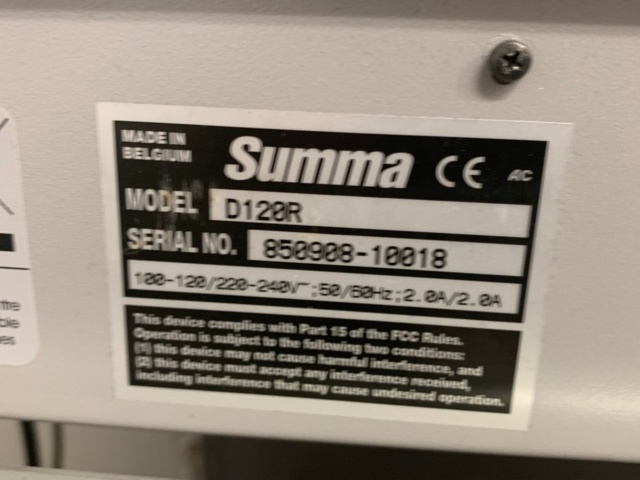 991426-4 Cutting plotter Summa D120R