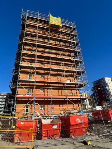 1023839-2 Scaffolding for dismantling Trebex ca2480m²