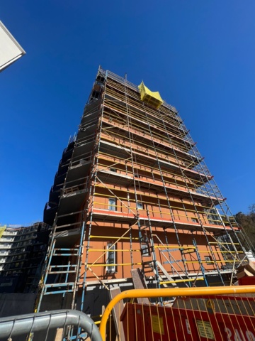 1023839-5 Scaffolding for dismantling Trebex ca2480m²