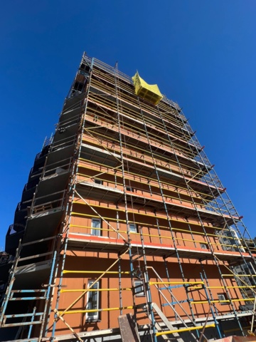 1023839-6 Scaffolding for dismantling Trebex ca2480m²