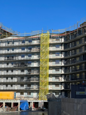 1023839-7 Scaffolding for dismantling Trebex ca2480m²