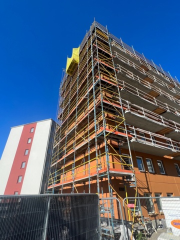1023839-8 Scaffolding for dismantling Trebex ca2480m²