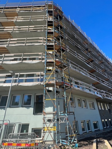 1023839-10 Scaffolding for dismantling Trebex ca2480m²
