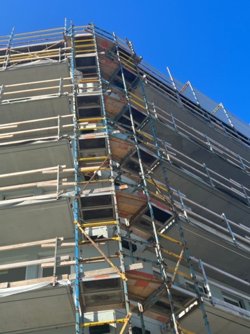 1023839-12 Scaffolding for dismantling Trebex ca2480m²
