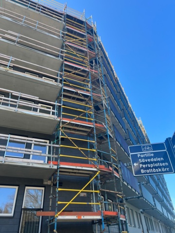 1023839-13 Scaffolding for dismantling Trebex ca2480m²