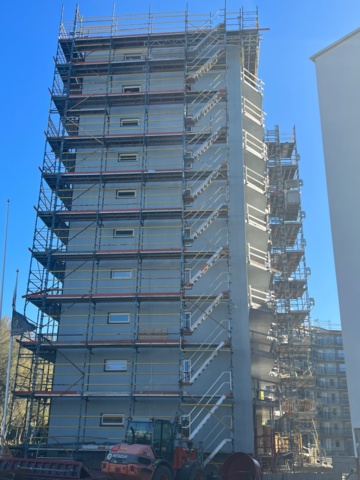 1023839-15 Scaffolding for dismantling Trebex ca2480m²