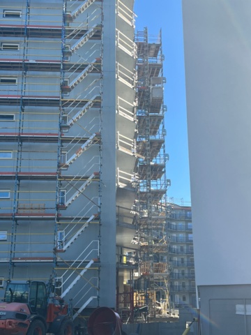 1023839-16 Scaffolding for dismantling Trebex ca2480m²