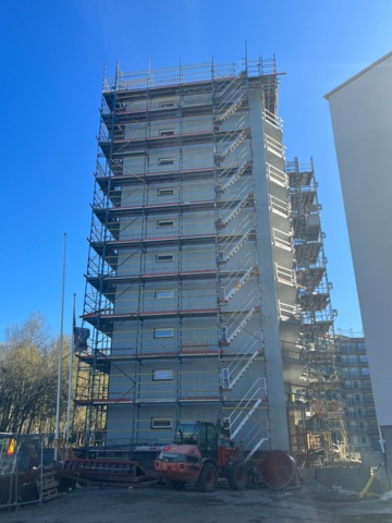 1023839-17 Scaffolding for dismantling Trebex ca2480m²