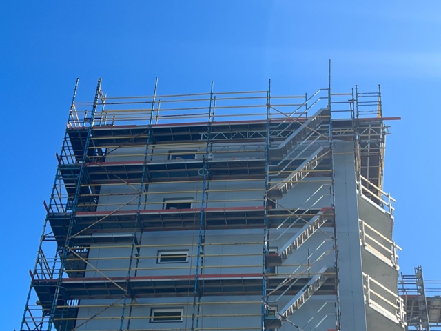 1023839-18 Scaffolding for dismantling Trebex ca2480m²